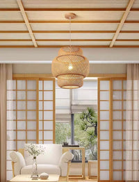 Oliver James & Co Pendant Rattan Light