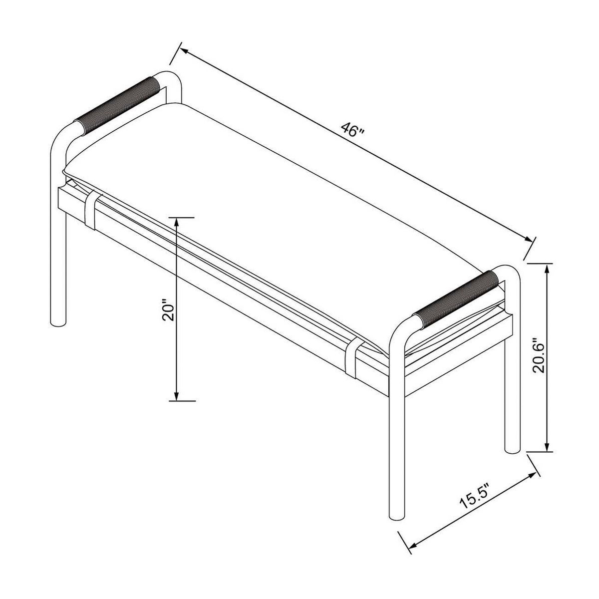 Ventura Bench Natural - Threshold™ designed with Studio McGee