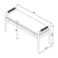 Ventura Bench Natural - Threshold™ designed with Studio McGee
