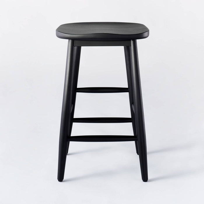 Haddonfield All Wood Backless Counter Height Barstool - Threshold™ designed with Studio McGee