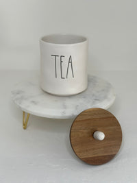 Rae Dunn Artisan Ceramic Collection TEA Canister