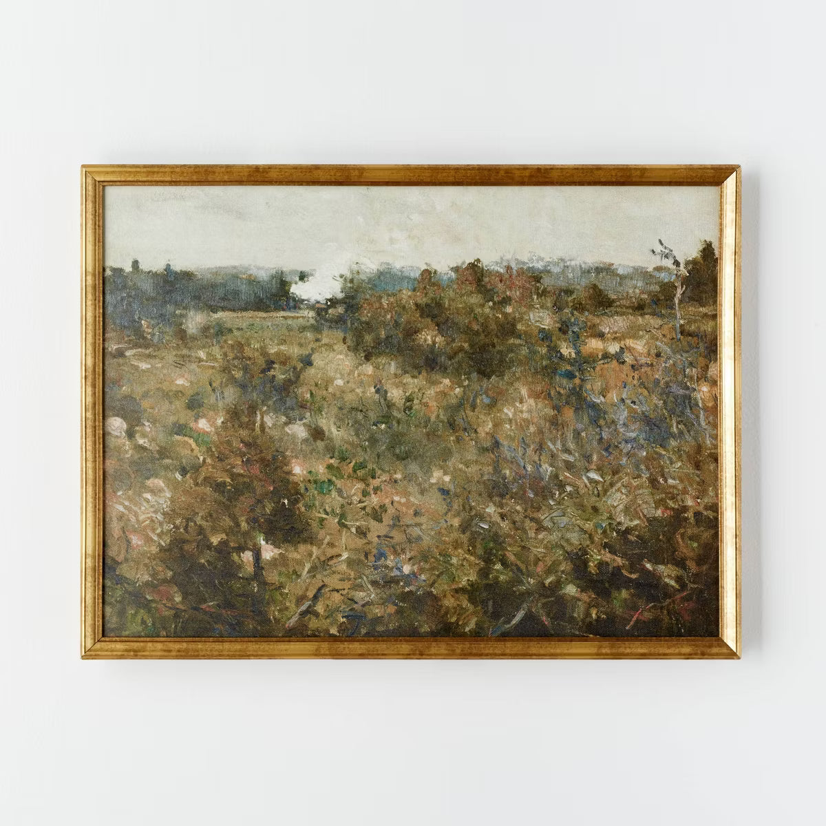 Threshold designed with Studio McGee Landscape Study Framed Canvas - Antique Gold, 24" x 18"