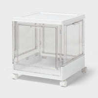 Brightroom Stackable Collapsible Storage Cube with Doors, White