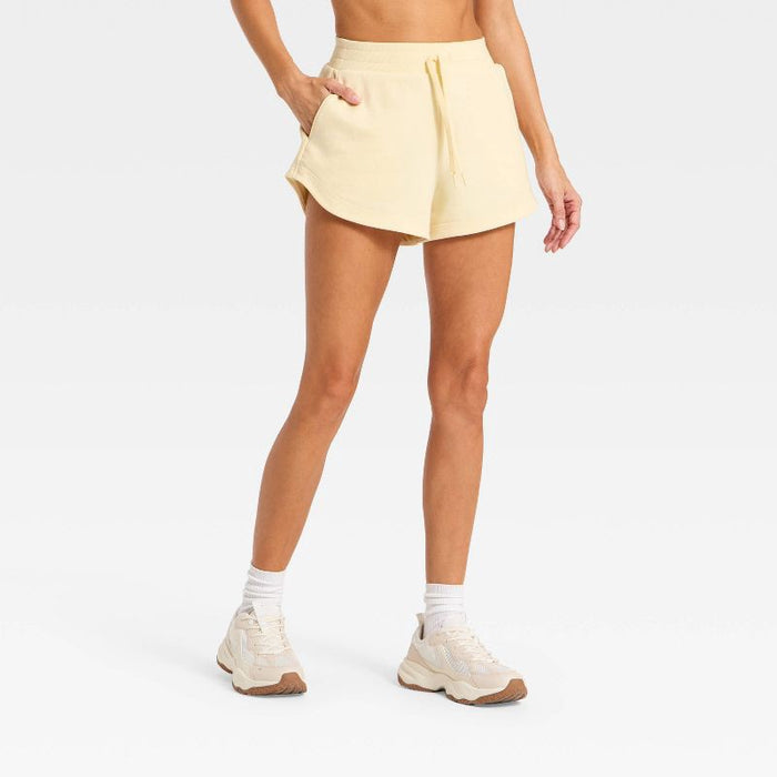 All in Motion High-Rise French Terry Dolphin Shorts - 2.5" Inseam